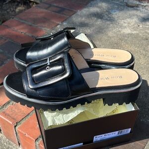 Ron White Candra Slide Sandal Black 39